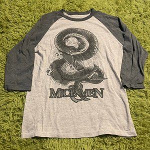 Of mice and men quarter sleeve baseball t shirt